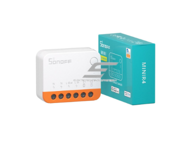 Išmanus nuotolinis jungiklis | 1 kanalo | 10A | 2200W | 110-240V | Wi-Fi | SONOFF | MiniR4 | 6920075740202 Išmanus nuotolinis jungiklis | 1 kanalo | 10A | 2200W | 110-240V | Wi-Fi | SONOFF | MiniR4 | 6920075740202