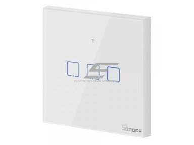 Išmanus | nuotolinis liečiamas sieninis jungiklis | 3 kanalų | 3x480W | 230VAC | baltas | Wi-Fi | SONOFF | T0EU2C-TX | 6920075725230 Išmanus | nuotolinis liečiamas sieninis jungiklis | 3 kanalų | 3x480W | 230VAC | baltas | Wi-Fi | SONOFF | T0EU2C-TX | 6920075725230