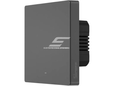Išmanus | nuotolinis sieninis jungiklis | 1 klavišo | 10A | 2200W | 100-240VAC | juodas | Wi-Fi | SONOFF | M5-1C-86 | 6920075777093 Išmanus | nuotolinis sieninis jungiklis | 1 klavišo | 10A | 2200W | 100-240VAC | juodas | Wi-Fi | SONOFF | M5-1C-86 | 6920075777093
