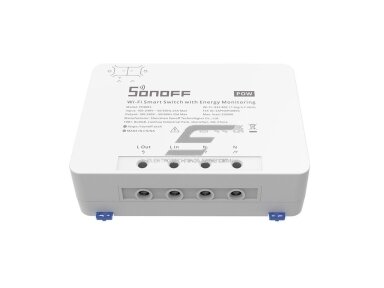 Išmanus nuotolinis elektros energijos apskaitos skaitiklis | 25A | 5500W | 100-240V | Wi-Fi | SONOFF | POWR3 | 6920075776768 Išmanus nuotolinis elektros energijos apskaitos skaitiklis | 25A | 5500W | 100-240V | Wi-Fi | SONOFF | POWR3 | 6920075776768