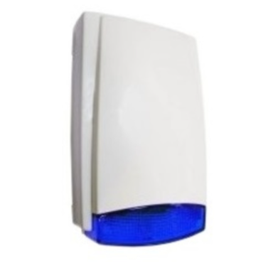 External alarm siren | blue | 12 V DC | 115 dB