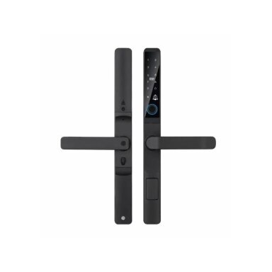 Smart door lock with card reader | fingerprint | PIN code | TUYA Wi-Fi app | key unlocking | 315x127mm | black | IP66 Smart door lock with card reader | fingerprint | PIN code | TUYA Wi-Fi app | key unlocking | 315x127mm | black | IP66