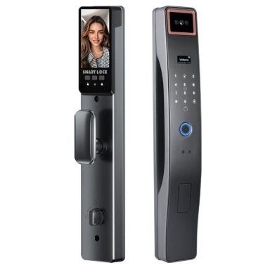 Smart door lock with facial recognition | fingerprint | IC card reader | 432x73x28mm | grey | TUYA | Wi-Fi Smart door lock with facial recognition | fingerprint | IC card reader | 432x73x28mm | grey | TUYA | Wi-Fi