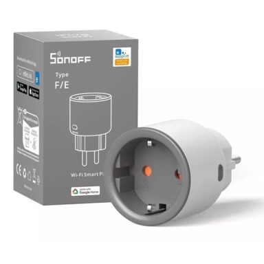 Viedā Wi-Fi rozetes ligzda | 16A | 4000W | 230V | IP44 | Sonoff S60-TPF Viedā Wi-Fi rozetes ligzda | 16A | 4000W | 230V | IP44 | Sonoff S60-TPF