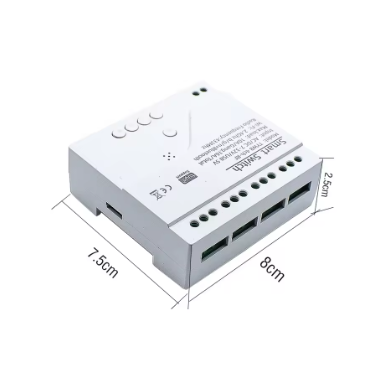 Smart Wi-Fi | RF module | controller | 4 channels | 2200W | 10A | 85-250VAC | TUYA Smart Wi-Fi | RF module | controller | 4 channels | 2200W | 10A | 85-250VAC | TUYA