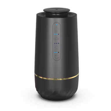 Viedais aromāta difuzors ar LED apgaismojumu “Zvaigžņotā nakts” | 4W | 5VDC | 10ml | 10-50m³ | 141x71mm | melns | mājai | automašīnai