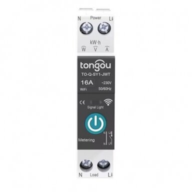 Smart Circuit Breaker | Remote Controlled via Tuya WiFi | 1P+N | 63A | 230V | 26kW | IP20 | Tangou Smart Circuit Breaker | Remote Controlled via Tuya WiFi | 1P+N | 63A | 230V | 26kW | IP20 | Tangou