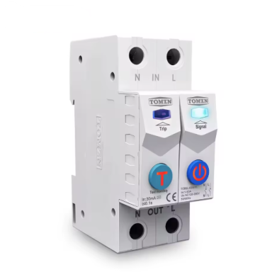 WiFi smart circuit breaker with energy metering | 2P | 1–63A | DIN rail mounted | TUYA | remote on/off control | TOMZN TOB9L-63WIFI WiFi smart circuit breaker with energy metering | 2P | 1–63A | DIN rail mounted | TUYA | remote on/off control | TOMZN TOB9L-63WIFI