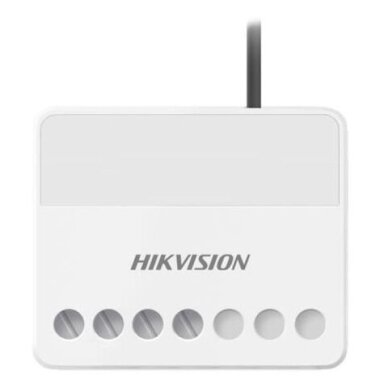 Viedais | Bezvadu divpusējās saziņas releja modulis | Vadības sistēma | 100-240VAC | Hikvision DS-PM1-O1H-WE AX PRO Viedais | Bezvadu divpusējās saziņas releja modulis | Vadības sistēma | 100-240VAC | Hikvision DS-PM1-O1H-WE AX PRO