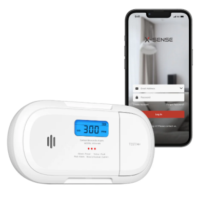 Smart | Wireless | Digital standalone CO carbon monoxide sensor | detector | Wi-Fi | X-Sense XC04-WX Smart | Wireless | Digital standalone CO carbon monoxide sensor | detector | Wi-Fi | X-Sense XC04-WX
