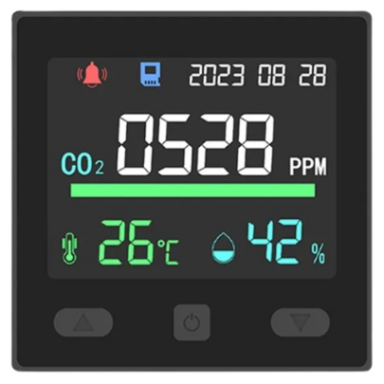 Gudrs CO2 un gaisa kvalitātes mērītājs | sensors | 12VDC | 0-5000PPM | RS485 | IoT | Tuya Gudrs CO2 un gaisa kvalitātes mērītājs | sensors | 12VDC | 0-5000PPM | RS485 | IoT | Tuya