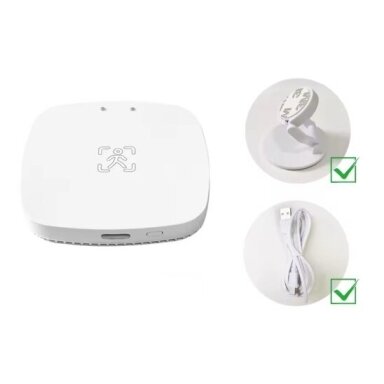 Gudrs kustības | klātbūtnes sensors | detektors | sienas montāža | 5V | 120° | 9m | Tuya Zigbee Gudrs kustības | klātbūtnes sensors | detektors | sienas montāža | 5V | 120° | 9m | Tuya Zigbee