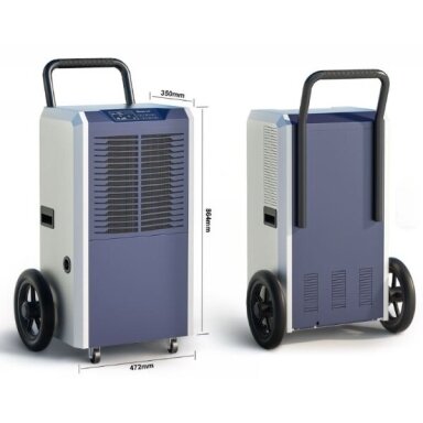 Промышленный компрессорный осушитель воздуха | влагосборник | 710W | 230V | 70л/24ч | 650м³/ч | 864x613x433мм | Серый | Wi-Fi