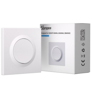 Viedais sienas slēdzis | 1 poga | iebūvēts | balts | Wi-Fi | ZigBee | SONOFF | E1GS | 6920075743272