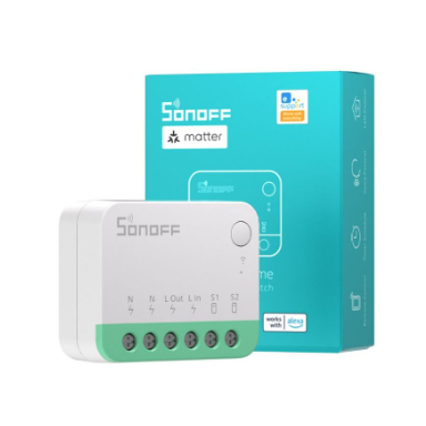 Inteligentny przełącznik zdalny | 1 kanał | 10A | 2200W | 110-230V | dwukierunkowy | Wi-Fi | SONOFF | Mini R4M