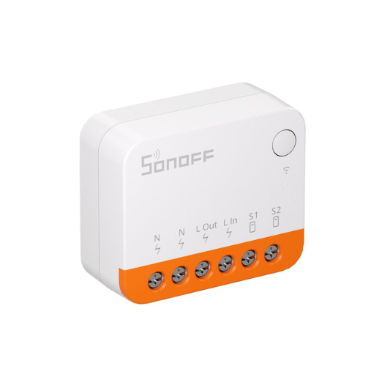 Inteligentny przekaźnik | 1-kanałowy | 10A | 2200W | 100-240V | Wi-Fi | SONOFF | MiniR4 Inteligentny przekaźnik | 1-kanałowy | 10A | 2200W | 100-240V | Wi-Fi | SONOFF | MiniR4