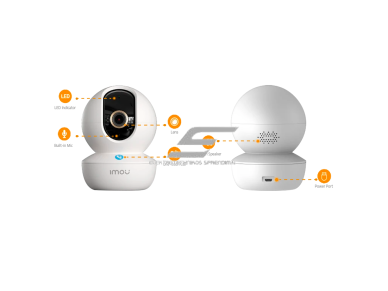 Išmani | belaidė vaizdo stebėjimo IP kamera 3MP | 2K | PT | Wi-Fi | IPC-GK2CP-3C0WR IMOU 3 Išmani | belaidė vaizdo stebėjimo IP kamera 3MP | 2K | PT | Wi-Fi | IPC-GK2CP-3C0WR IMOU 3