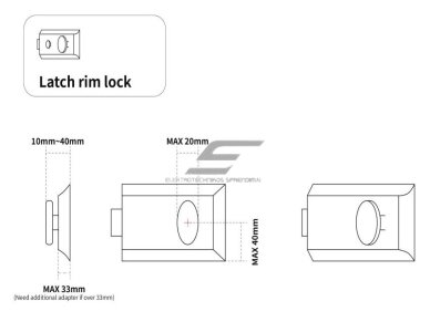 Išmani spyna | priedas esamam mechaniniam durų užraktui | su IC kortelių skaitytuvo | PIN kodo | programėlės atrakinimu | 136x63x48mm | juoda 5 Išmani spyna | priedas esamam mechaniniam durų užraktui | su IC kortelių skaitytuvo | PIN kodo | programėlės atrakinimu | 136x63x48mm | juoda 5