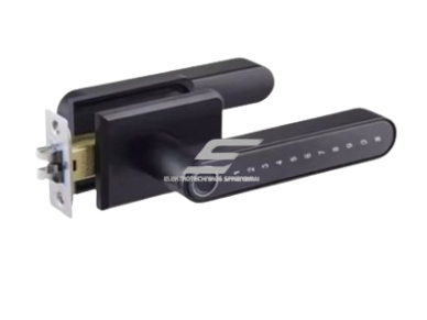 Išmani durų spyna stiklinėms durims su kortelių skaitytuvo | piršto antspaudo | PIN kodo | TUYA programėlės atrakinimu | 151x63mm | juoda Išmani durų spyna stiklinėms durims su kortelių skaitytuvo | piršto antspaudo | PIN kodo | TUYA programėlės atrakinimu | 151x63mm | juoda