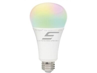 Išmani LED RGB+CCT lemputė | E27 | 12W | 100-240VAC | 2700-6500K | 1100lm | RF | Wi-Fi | Mi Light | FUT105 | 6970602180148