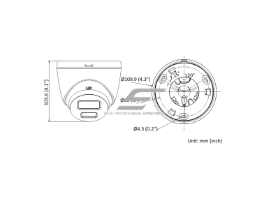 Išmani | vaizdo stebėjimo IP kamera 5MP | IP67 | TURRET | DS-2CD1357G0-LIU Hikvision 3 Išmani | vaizdo stebėjimo IP kamera 5MP | IP67 | TURRET | DS-2CD1357G0-LIU Hikvision 3