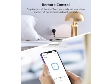 Išmani Wi-Fi rozetė | kištukinis lizdas | 4000W | 16A | 230V | su elektros energijos apsakaita | IP44 | baltas/pilkas | SONOFF | S60-TPF | 6920075740455 3 Išmani Wi-Fi rozetė | kištukinis lizdas | 4000W | 16A | 230V | su elektros energijos apsakaita | IP44 | baltas/pilkas | SONOFF | S60-TPF | 6920075740455 3