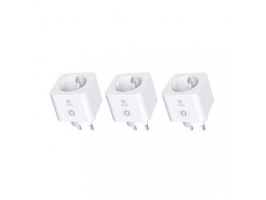 Išmani Wi-Fi rozetė | kištukinis lizdas | 1xSchuko | 3680W | 16A | 100-240VAC | su elektros energijos apskaita | IP20 | baltas | 3vnt. | TUYA | Smart Life | WOOX | R6113-3PACK Išmani Wi-Fi rozetė | kištukinis lizdas | 1xSchuko | 3680W | 16A | 100-240VAC | su elektros energijos apskaita | IP20 | baltas | 3vnt. | TUYA | Smart Life | WOOX | R6113-3PACK
