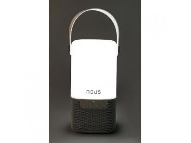 Nešiojama Bluetooth kolonėlė su LED šviestuvu | IPX4 | balta | NOUS-H2 | 4658947365285 2 Nešiojama Bluetooth kolonėlė su LED šviestuvu | IPX4 | balta | NOUS-H2 | 4658947365285 2