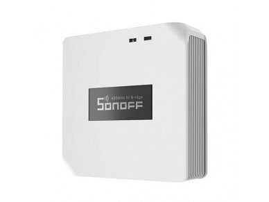 Išmani RF dažnio centralė | 433.92MHz | 62x62x20mm | balta | Wi-Fi | SONOFF | RF Bridge R2 | 6920075776560 Išmani RF dažnio centralė | 433.92MHz | 62x62x20mm | balta | Wi-Fi | SONOFF | RF Bridge R2 | 6920075776560
