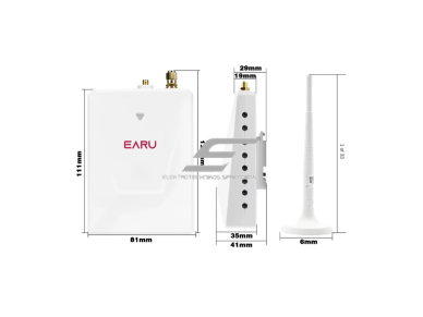 Išmanus 3 fazių elektros energijos analizatorius | 19 kanalų | WiFi + mobilus valdymas | 200A (CT) | dvikryptis kWh 2