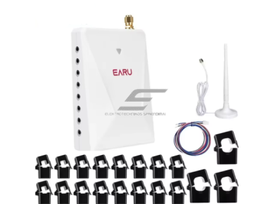 Išmanus 3 fazių elektros energijos analizatorius | 19 kanalų | WiFi + mobilus valdymas | 200A (CT) | dvikryptis kWh 1