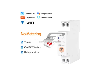 Išmanus automatinis jungiklis | valdomas nuotoliu Wi-Fi | 1P | 63A | 230V | TUYA | ZigBee Smart Išmanus automatinis jungiklis | valdomas nuotoliu Wi-Fi | 1P | 63A | 230V | TUYA | ZigBee Smart