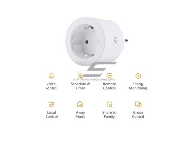 Išmanus | belaidis elektros kištukinis lizdas | 10A | 230V | baltas | Wi-Fi | Bluetooth | CE1P IMOU 2 Išmanus | belaidis elektros kištukinis lizdas | 10A | 230V | baltas | Wi-Fi | Bluetooth | CE1P IMOU 2