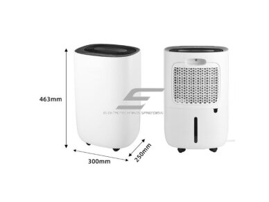 Išmanus buitinis oro sausintuvas | valytuvas | drėgmės surinkėjas su jonizatoriumi | 165W | 230V | 12l/24h | 105m³/h | 463x300x250mm | baltas | Wi-Fi 3 Išmanus buitinis oro sausintuvas | valytuvas | drėgmės surinkėjas su jonizatoriumi | 165W | 230V | 12l/24h | 105m³/h | 463x300x250mm | baltas | Wi-Fi 3