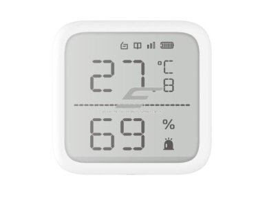 Skaitmeninis | išmanus | belaidis temperatūros | drėgmės | oro kokybės matuoklis | jutiklis | -10...+55°C / -35...+99°C | baltas | Hikvision | AX PRO | DS-PDTPH-E-WE