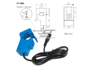 Modulinis | išmanus elektros tinklo 230V analizatorius vienfazis | su srovės transformatoriumi CT | 100A | DIN | Wi-Fi | smart-MAIC | D101-2 1 Modulinis | išmanus elektros tinklo 230V analizatorius vienfazis | su srovės transformatoriumi CT | 100A | DIN | Wi-Fi | smart-MAIC | D101-2 1