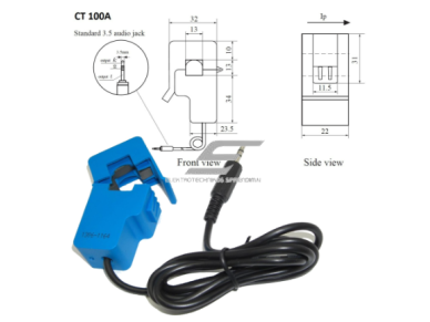 Modulinis | išmanus elektros tinklo 380V analizatorius trifazis | su srovės transformatoriais CT | 100A | DIN | Wi-Fi | smart-MAIC | D103-2 1 Modulinis | išmanus elektros tinklo 380V analizatorius trifazis | su srovės transformatoriais CT | 100A | DIN | Wi-Fi | smart-MAIC | D103-2 1