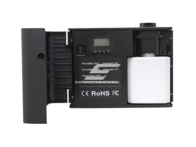 Bevandenis aromato difuzorius | 1000 ml | 3000–4000 m³ | 12 V DC | Wi-Fi | HVAC jungtis | sieninis | juodas | ES-TYL-AM-05B 2