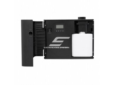 Išmanus aromato difuzorius | 15 W | 1000 ml | 3000–4000 m³ | 12 V DC | Wi-Fi ir Bluetooth | HVAC jungtis | sieninis arba pastatomas | 295×113×230 mm | juodas | ES-OV-10B 1 Išmanus aromato difuzorius | 15 W | 1000 ml | 3000–4000 m³ | 12 V DC | Wi-Fi ir Bluetooth | HVAC jungtis | sieninis arba pastatomas | 295×113×230 mm | juodas | ES-OV-10B 1