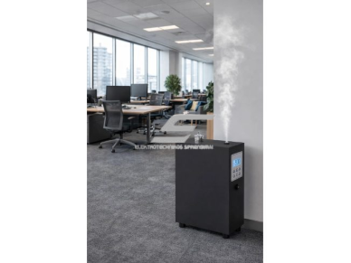 Nano kvapų difuzorius didelėms erdvėms | WiFi / Bluetooth | 150 ml | 600 m³ | 12V DC | 8W | 172x84x210mm | metalinis korpusas | juodas 5