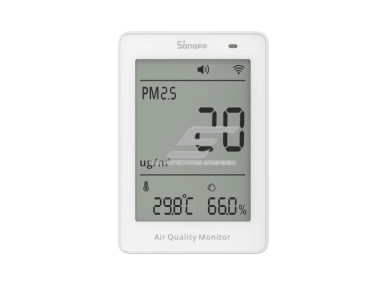 Išmanus patalpų oro kokybės matuoklis Sonoff AirGuard SAWF-07P su monotoringo funkcija | PM2.5 / PM10 / temperatūros, santykinės drėgmės matavimas | Wi-Fi | Apple Home / Google Home / Alexa