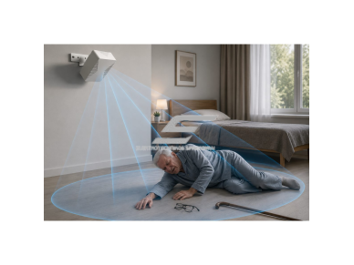 Kritimo aptikimo jutiklis | Zigbee 3.0 | 60GHz radaras | 4x4m kritimo aptikimas | sieninis montavimas | žmogaus buvimo ir kritimo stebėjimas 4 Kritimo aptikimo jutiklis | Zigbee 3.0 | 60GHz radaras | 4x4m kritimo aptikimas | sieninis montavimas | žmogaus buvimo ir kritimo stebėjimas 4