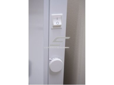 Išmanus pastatomas / pakabinamas elektrinis radiatorius su termostatu | 2500W | 230V | 420x1170x87mm | Bluetooth | IP24 | baltas | ADAX VP12 H25 KBT White 2