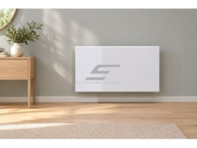 Išmanus pastatomas / pakabinamas elektrinis radiatorius su skaitmeniniu termostatu | 2400W | 230V | 420x1260x87mm | WiFi + Bluetooth | IP24 | baltas | ADAX NEO Compact 24 KWT White 4