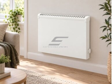 Išmanus elektrinis radiatorius su termostatu | 400W | 230V | 325x388x105-130mm | Bluetooth | IP24 | baltas | ADAX VPS1004 BT 2