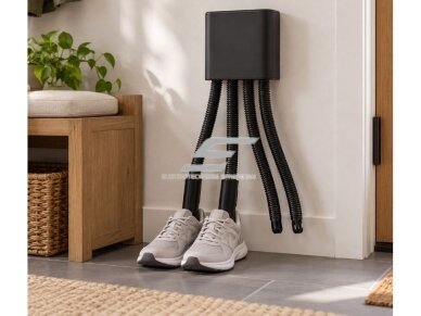 Elektrinis avalynės | batų džiovintuvas su laikmačiu | 220W | 230V | 100x225x865mm | IP20 | juodas | ADAX ST3D Black 2