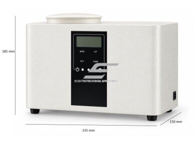 Išmanus pramoninis aromato difuzorius | 10W | 12VDC | 500ml | 500-1000m³ | 235x185x110mm | baltas | Bluetooth 2