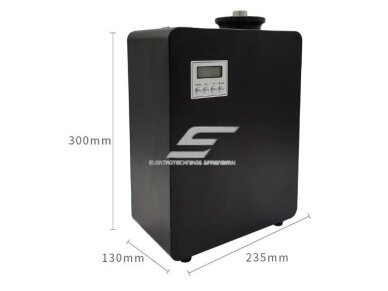 Išmanus pramoninis aromato difuzorius | 14W | 12VDC | 1000ml | 1000-2000m³ | 300x235x130mm | baltas | Bluetooth 3