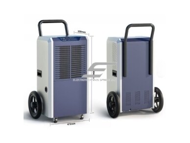 Išmanus pramoninis kompresorinis oro sausintuvas | drėgmės surinkėjas | 710W | 230V | 70l/24h | 650m³/h | 864x613x433mm | pilkas | Wi-Fi 1