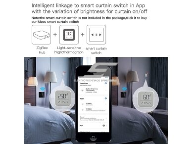 Išmanus | belaidis šviesos | temperatūros ir drėgmes matuoklis | jutiklis | 0-999lux | 0-50°C | 0-99RH% | 66x66x11mm | baltas | Wi-Fi | ZigBee | Smart Life | TUYA | MOES 3 Išmanus | belaidis šviesos | temperatūros ir drėgmes matuoklis | jutiklis | 0-999lux | 0-50°C | 0-99RH% | 66x66x11mm | baltas | Wi-Fi | ZigBee | Smart Life | TUYA | MOES 3